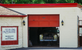 a garage door