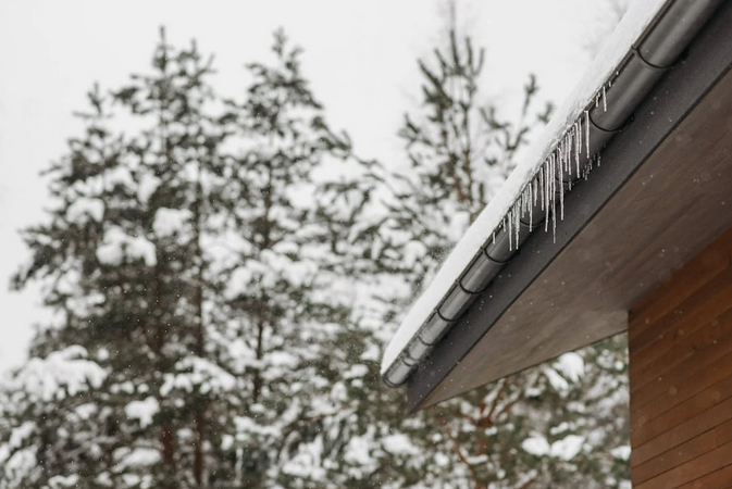 frozen gutters